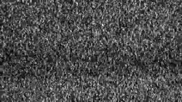 TV analogique CRT bruit du kinescope, noir et blanc 