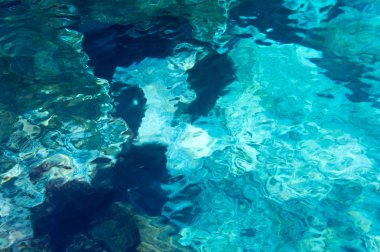 su kayalık arka plan, Atlantik Okyanusu.