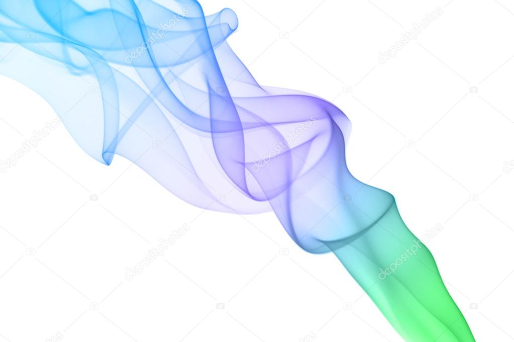 Fumee Coloree Sur Fond Blanc Image Libre De Droit Par Geo Grafika C