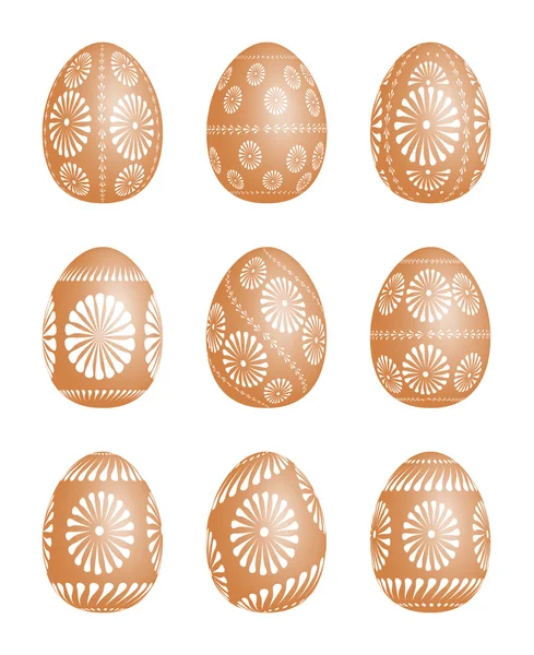 Pysanky - vector  Easter egg illustration. — Stock Vector