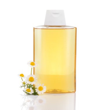 Shampoo with camomile. clipart