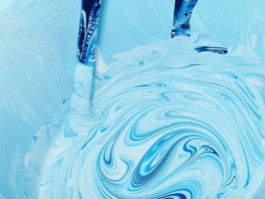 mavi arka plan karıştırma