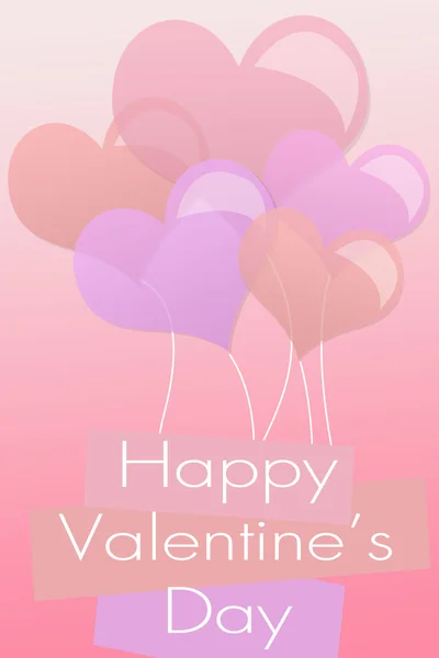 Valentinstag-Karte — Stockfoto
