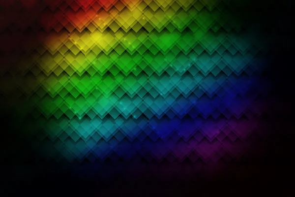 Luminoso neon colorato sfondo astratto con motivi geometrici — Foto Stock