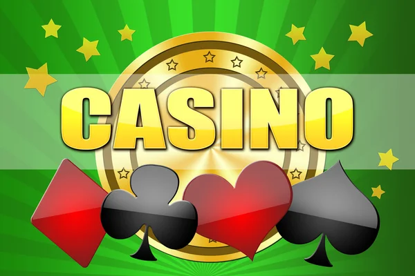 Ilustração para casino de design — Fotografia de Stock