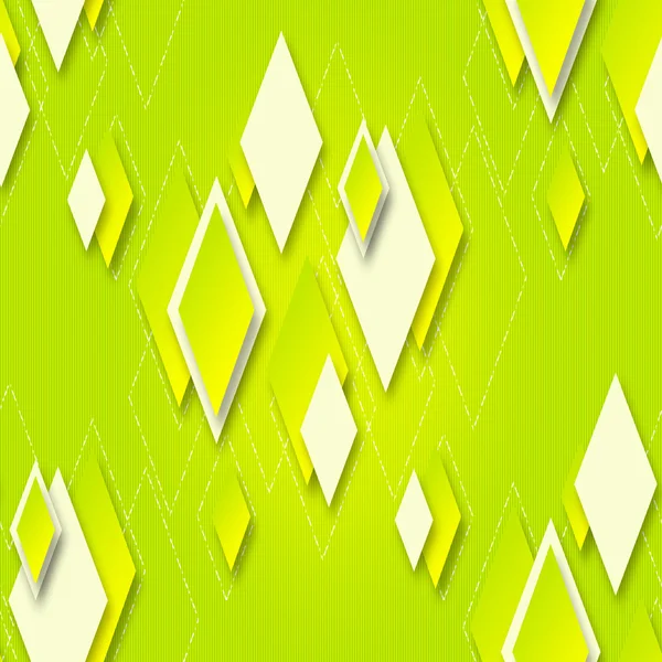 Heller, nahtloser Hintergrund mit geometrischen Diamanten für das Design — Stockfoto