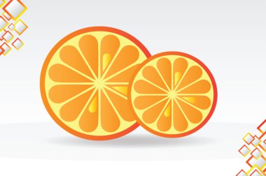 Juicy orange arka plan