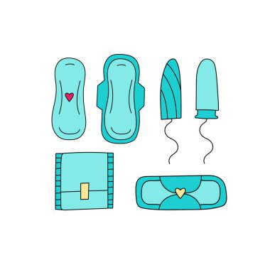 Kadın hijyeni - hijyenik peçete ve tampon. El yapımı ürünler.