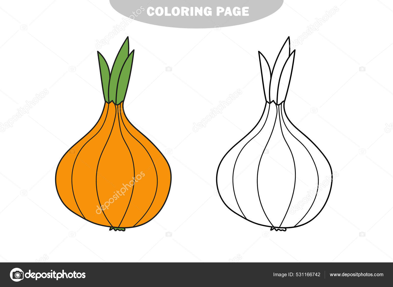 Learning colors - red. Coloring book page for preschool children with  outlines of vegetables: bell pepper, chili pepper, red onion, tomatoes,  beet, radish. Vector illustration for kids education. Stock Vector | Adobe  Stock