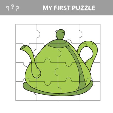 Çocuklar için eğitici kağıt oyunu. Kettle ile basit bir çocuk uygulaması