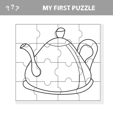 Çocuklar için eğitici kağıt oyunu. Kettle ile basit bir çocuk uygulaması