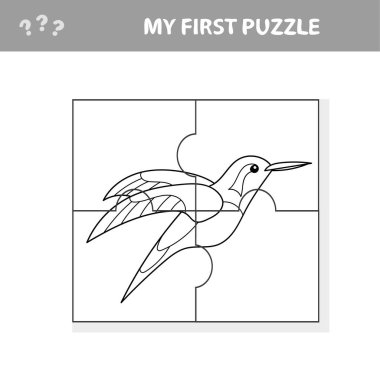 Çocuklar için eğitici kağıt oyunu. Hummingbird ile basit bir çocuk uygulaması