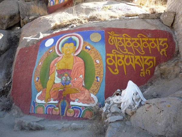 Монастырь Сера - Лхаса, Тибет, Китай — стоковое фото