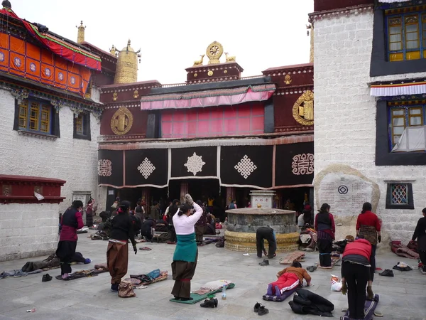 Temple Jokhang, Lhassa, Tibet, Chine — Photo