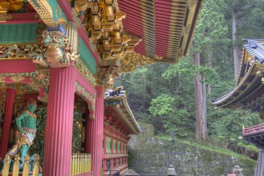 iemitsu Türbesi (taiyuinbyo), nikko, Japonya. türbelerin ve tapınaklar nikko 1999 yılından bu yana unesco dünya mirası olduğunu.