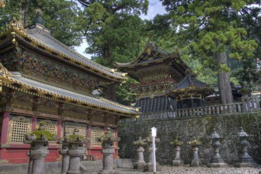 toshogu Tapınak, nikko, Japonya. türbelerin ve tapınaklar nikko 1999 yılından bu yana unesco dünya mirası olduğunu