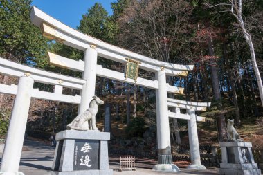 Torii mitsumine Tapınak, chichibu, saitama, Japonya