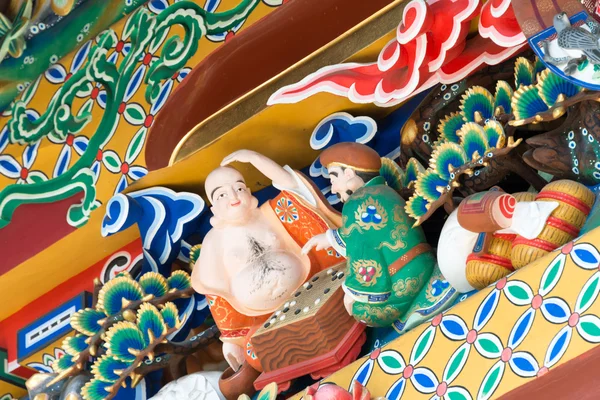 Sculptuur op mitsumine heiligdom, chichibu, saitama, japan — Stockfoto