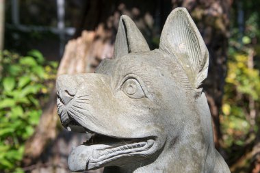 Guardian wolfs kamayama Tapınak, yorii, saitama, Japonya