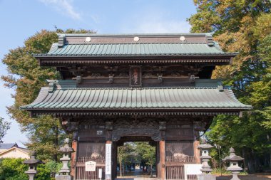 kisomon kapı menuma shodenzan kangiin Tapınağı, kumagaya, saitama, Japonya