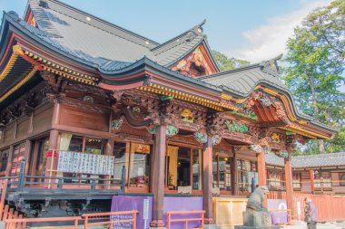 shotendo salonu menuma shodenzan kangiin Tapınağı, kumagaya, saitama, Japonya 1 Kasım 2013. 2012 yılından bu yana Japonya Ulusal hazineler.