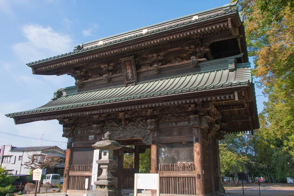 Kisomon kapı menuma shodenzan kangiin Tapınağı, kumagaya, saitama, Japonya — Stok fotoğraf