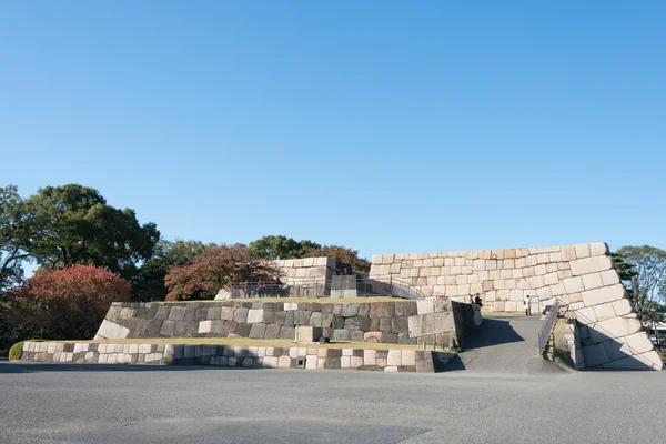 Tenshudai Donjon Base of Edo Castle,Tokyo,Japan:People visit Imp — Stock Photo, Image