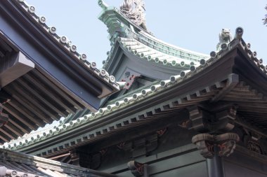Tokyo, Japonya - 4 Nisan 2014: yushima seido Tapınağı. Aslına shinobugaoka ueno, Konfüçyüs Tapınağı yushima seido tapınak vardır