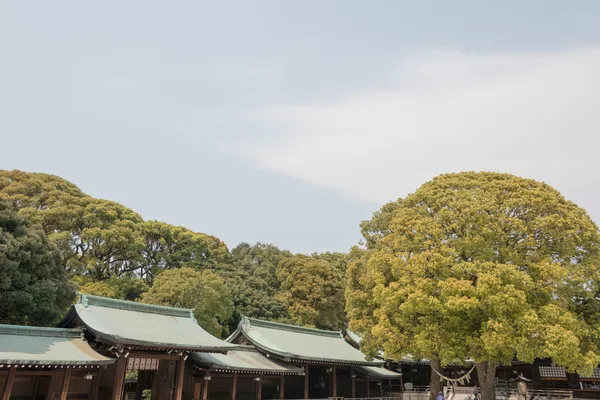 Tokyo, Japonya - 10 Nisan 2014: meiji Tapınağı (meiji jingu). Meiji Tapınağı Şinto Tapınağı Kutsal İmparator meiji ruhlarını ve karısı İmparatoriçe shoken adanmış olduğunu. — Stok fotoğraf