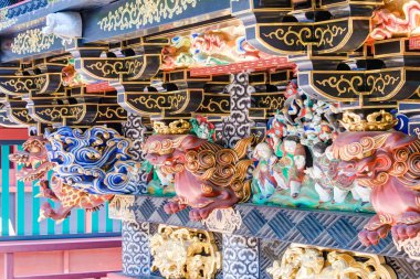 Kumagaya, Japonya - 3 Mayıs 2014: shodenzan kangiin Tapınağı. Japonya'nın ulusal hazineler bu tapınağıdır.