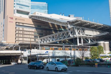 Osaka, Japan - Jan 03 2022- Osaka Station in Kita-ku, Osaka, Japan. operated by West Japan Railway Company (JR West).