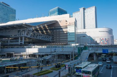Osaka, Japan - Jan 03 2022- Osaka Station in Kita-ku, Osaka, Japan. operated by West Japan Railway Company (JR West).