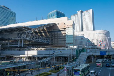 Osaka, Japan - Jan 03 2022- Osaka Station in Kita-ku, Osaka, Japan. operated by West Japan Railway Company (JR West).