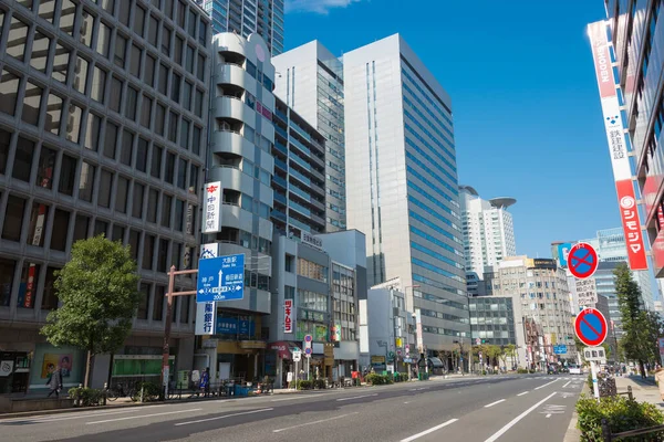 Osaka Japan Januar 2022 Stadtbild Der Nähe Des Kitashinchi Gebiets — Stockfoto