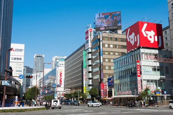 Osaka Japan Jan 2022 Stadslandskap Nära Osaka Station Umeda Kita — Stockfoto