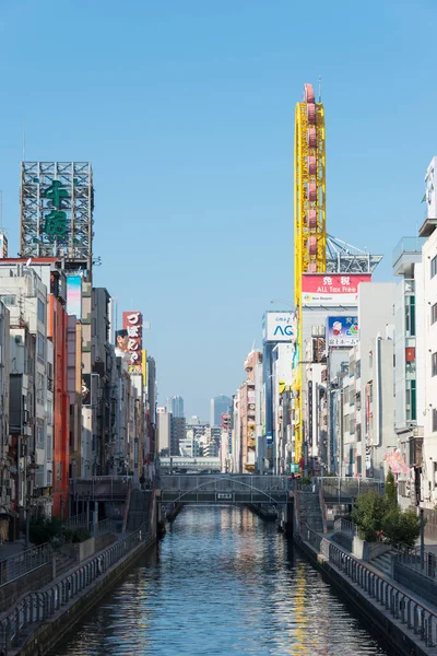 Osaka Japonia Stycznia 2022 Dotonbori Osace Japonia Dotonbori Jest Jednym — Zdjęcie stockowe