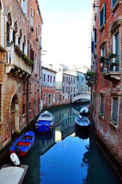 Kanalerna i Venedig Stockbild