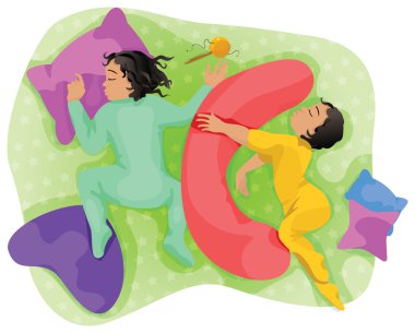 Uyuyan çocuklar - İkizler.