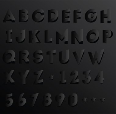 alfabe kağıt kesme