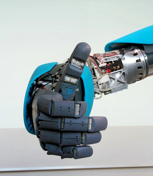 Robot hand gebaar zin oke — Stockfoto