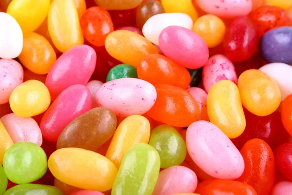 Colorful jelly beans candy as background — Stock Photo, Image