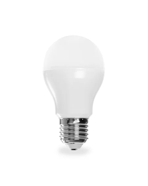 Lâmpada LED moderna isolada, conceito de energia ECO — Fotografia de Stock
