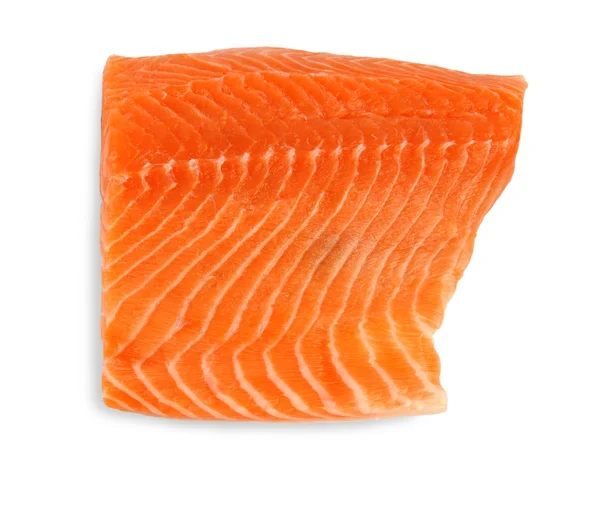 Filet z lososa, izolované — Stock fotografie