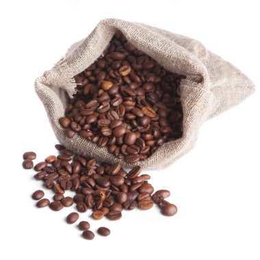 kahve arka plan ve beyaz fincan siyah izole