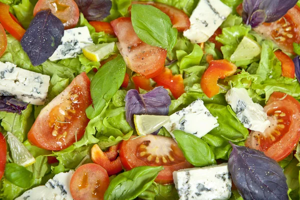 Insalata fresca. Isolato su bianco . — Foto Stock