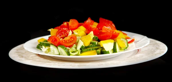 健康的素食沙拉隔离 — 图库照片