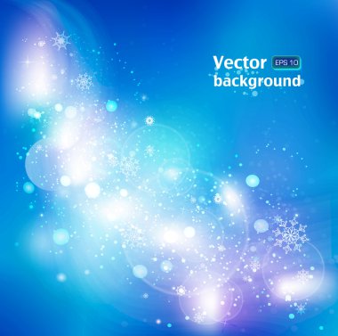 soyut kış parlak arka plan