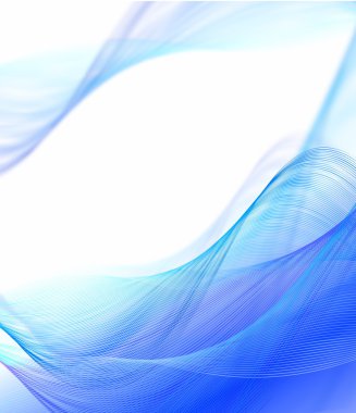Abstract wavy design clipart