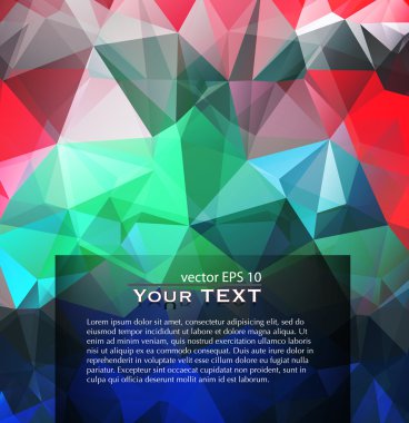 geometrik şekillerin soyut deseni.