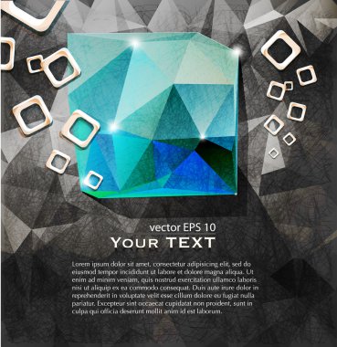 geometrik şekillerin soyut deseni.